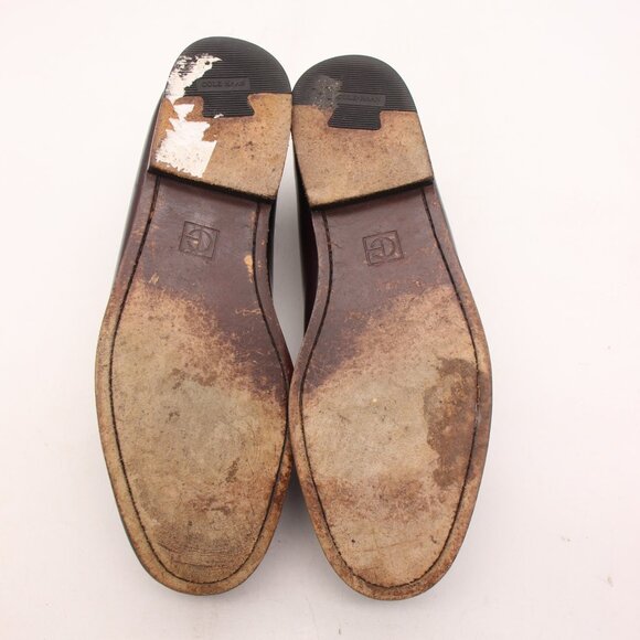 Cole Haan Penny Loafer Men\'s Size 11 D Burgundy Slip On Shoes main image 5